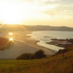 Playa Oyambre, Cantabria, sunset