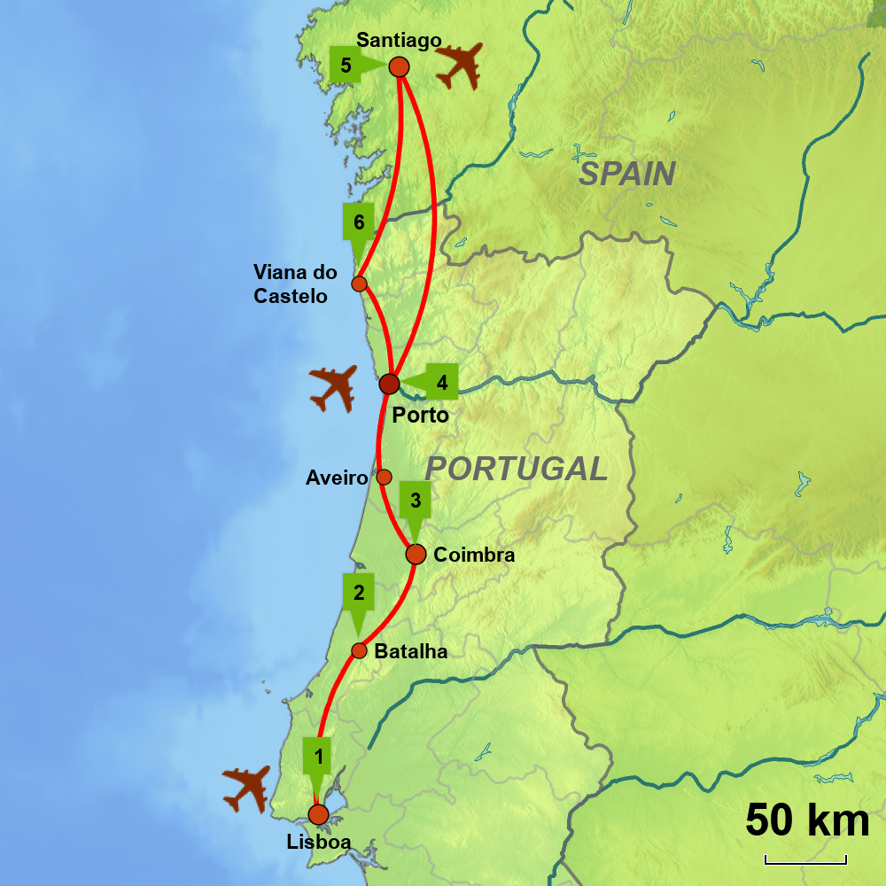 Lista 95 Foto Mapa Camino De Santiago Desde Sarria A Santiago De