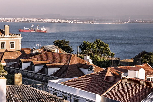 Photo of view over the rooftops in Lisbon