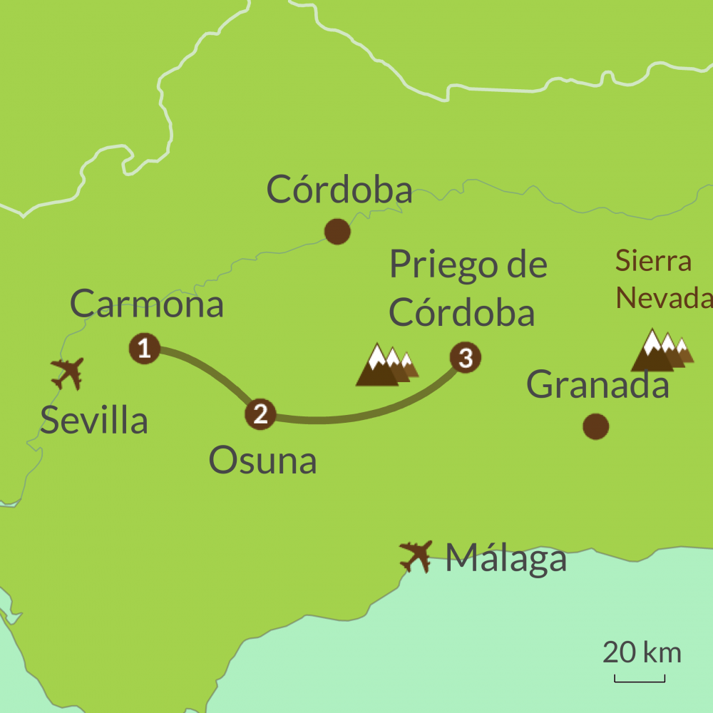 Independent, selfdrive, Andalucia Tours Caminos touring holidays