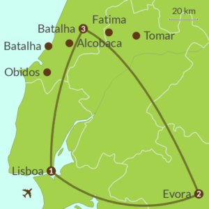 Lisboa Alentejo Map
