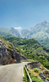 Photo of road in Picos de Europa