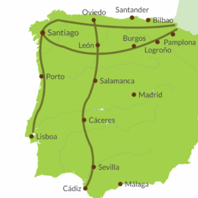 Saint James Ways in the Iberian Peninsula