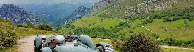 Photo of car in the Cantabria mountains